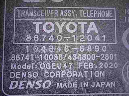 Steuergerät Interface  Toyota Corolla 8674012041 1043486890 DENSO 8674110030