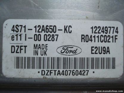 Motorsteuergerät Ford Mondeo Mk3 4S7112A650KC 12249774 DELPHI R0411C021F E2U9A