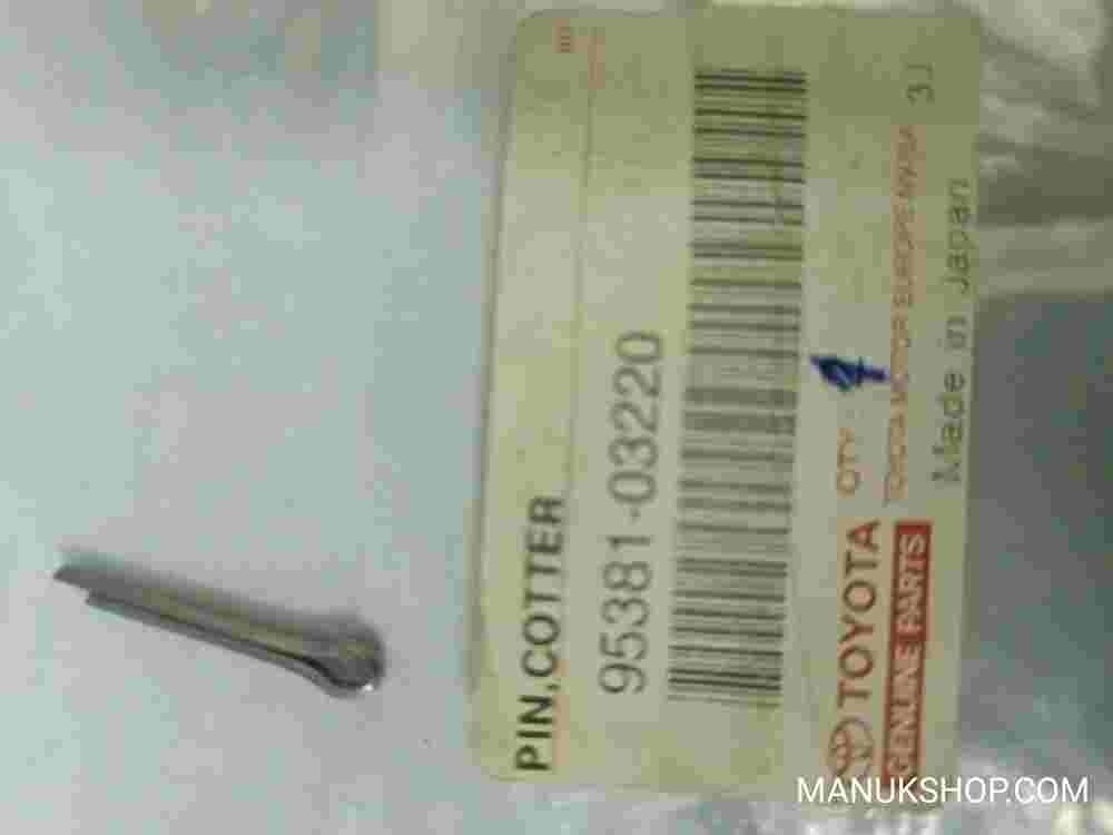 Pin Cotter  Toyota Corolla 140 150 9538103220 95381-03220