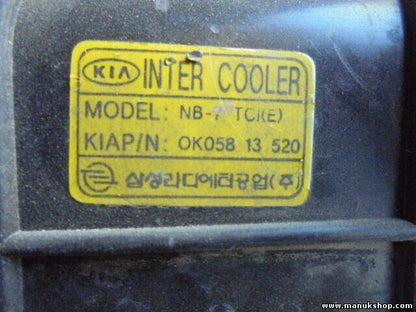 Ladeluftkühler Kia sportage 2.0 td 12.96-12.01 Ok05813520 0k05813520