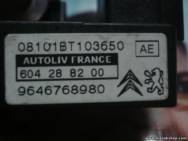 Airbagsensor Airbagsteuergerät Citroen C4 (AE) 9646768980 604288200