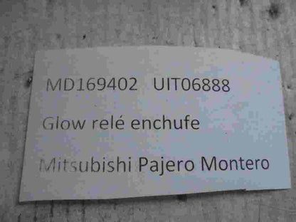 Glühzeitsteuergerät Vorglührelais Mitsubishi Montero Pajero MD169402 UIT06888