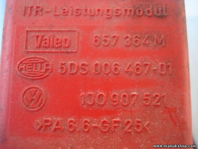 Widerstand Heizung Audi Seat VW Volkswagen 1J0907521 VALEO 657364M 5DS00646701