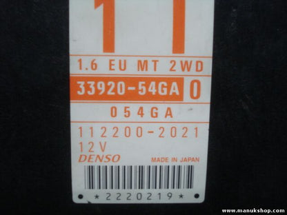 Motorsteuergerät Suzuki Liana 1.6 EU MT 2WD 33920-54GA0 3392054GA0 1122002021