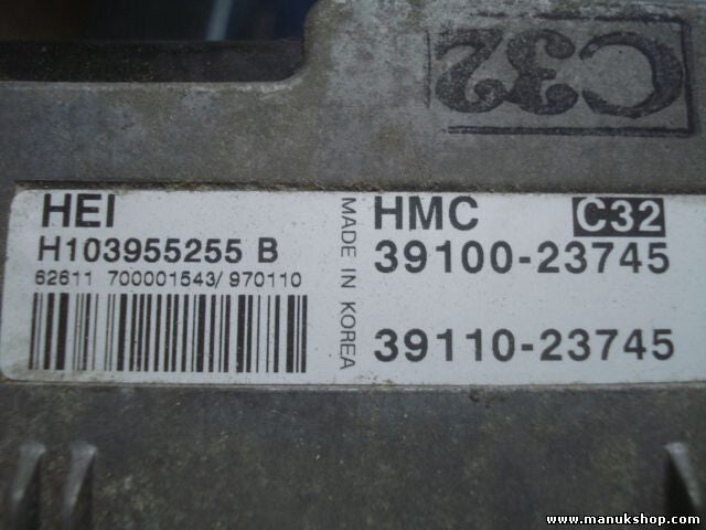 Motorsteuergerät Hyundai Lantra H103955255B 3910023745 3911023745 39110 23745