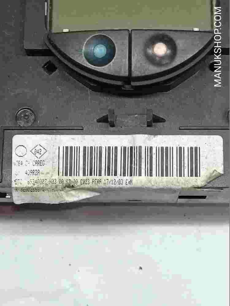 Klimabedienteil  Renault Scenic 8200265572 82 00 265 572 Valeo 69340007 H03.00