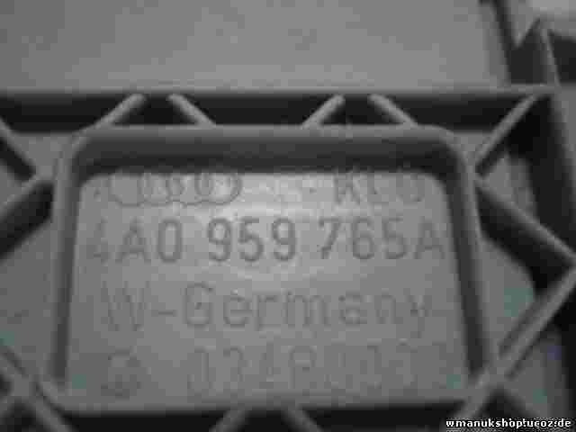 Sitzverstellung  Audi A8 S8  4A0959765A 7PE  4AO959765A LK 03480061 03480000