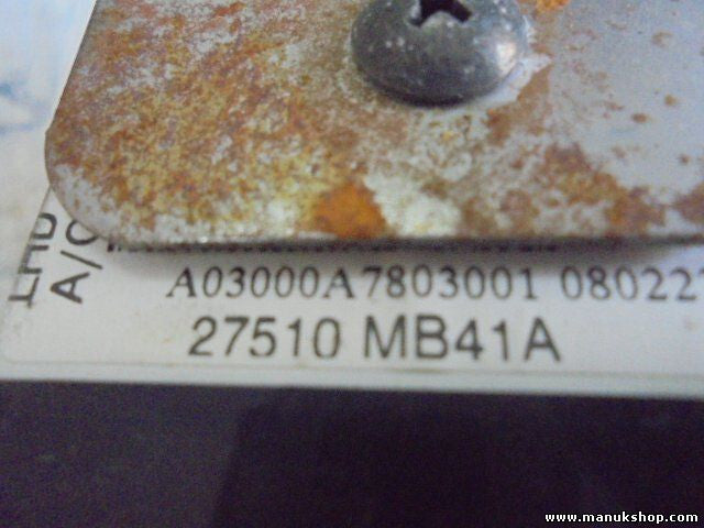 Heizungsbedienteil Nissan Cabstar 27510MB41A 27510 MB41A