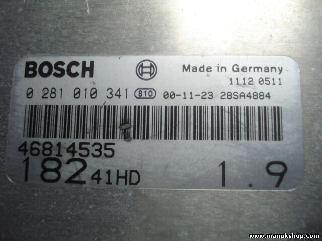 Steuergerät Fiat Bravo 1.9 JTD BOSCH 0281010341 46814535 28SA4884 18241HD