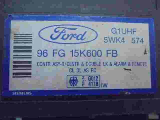 Komfortsteuergerät KSG  Ford Fiesta Puma 96FG15K600FB 96FG-15K600-FB 5WK4574