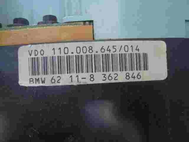 Kombiinstrument Tacho BMW 3 E36 8362846 8 362 846 62118362846 VDO 110008645014