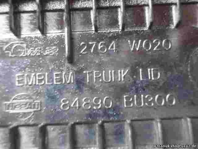 Emblem Logo hinten  Nissan Almera Tino 84890BU300 84890-BU300