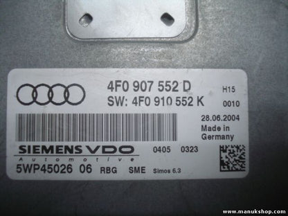Motorsteuergerät Audi A6 Simos 6.3 4F0907552D 4F0910552K SIEMENS VDO 5WP4502606