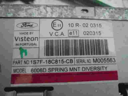 Radio CD Ford Transit Mondeo VISTEON 1S7F18C815CB 1S7F-18C815-CB