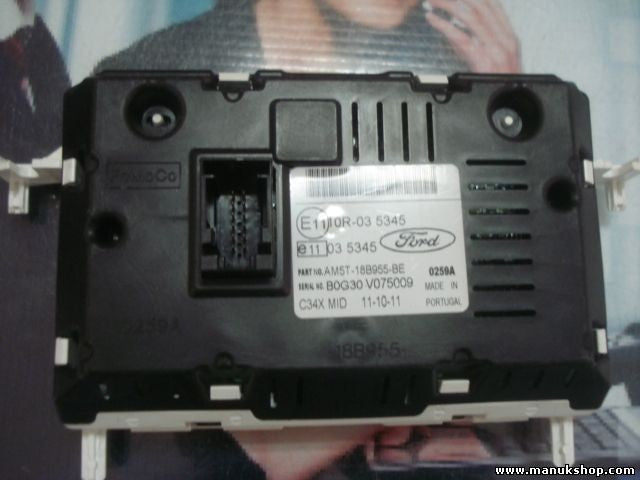Navigation Display Ford Fiesta C-Max AM5T18B955BE AM5T-18B955-BE B0G05V001298