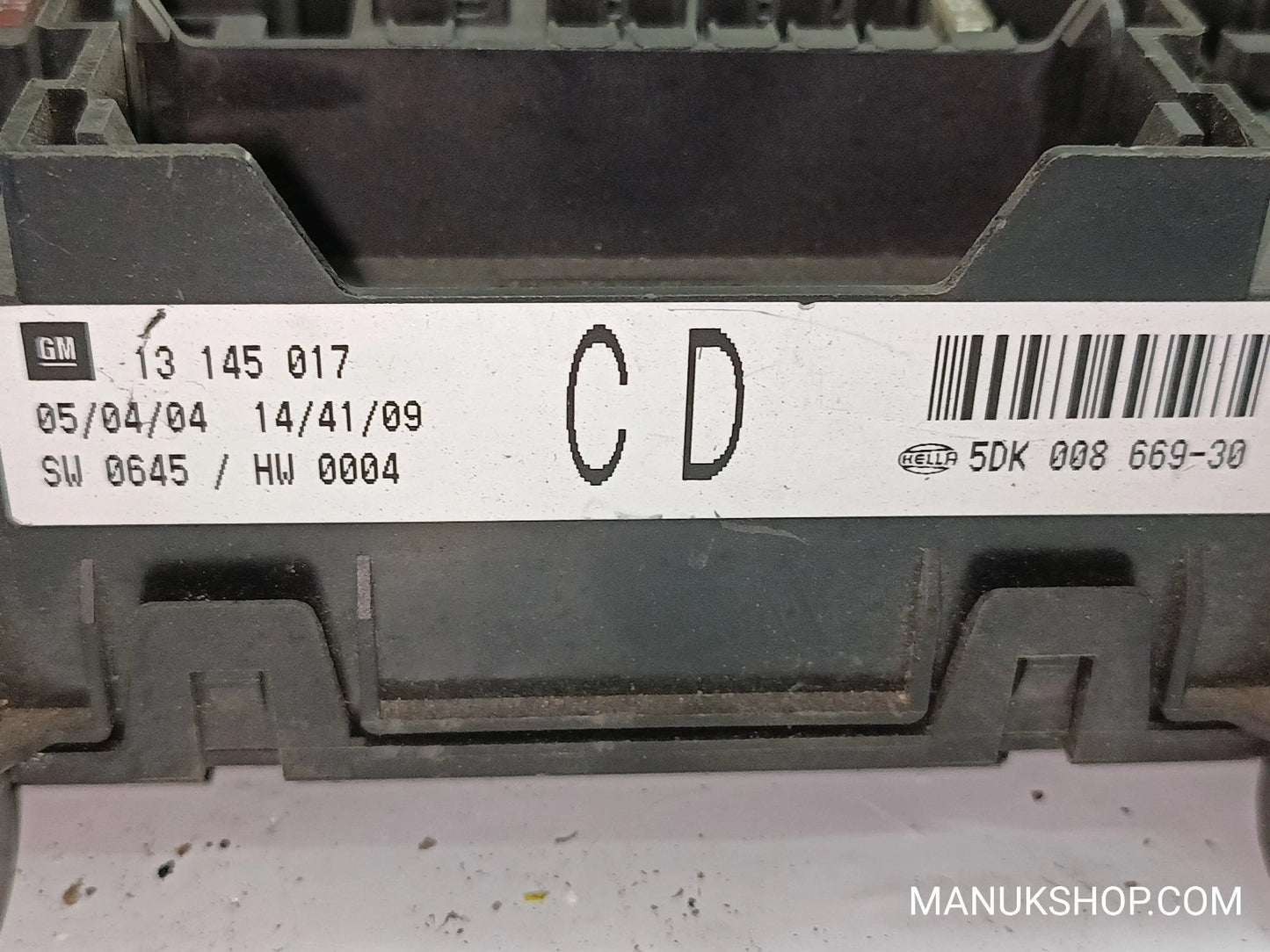 Sicherungskasten Opel Astra H 13145017 13 145 017  5DK00866930 5DK 008 669-30