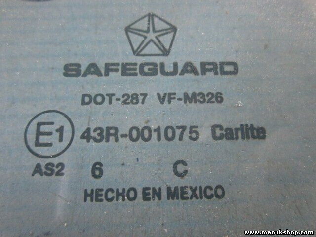 Türscheibe Seitenscheibe vorne links Jeep Grand Cherokee 43R001075 DOT287VFM326