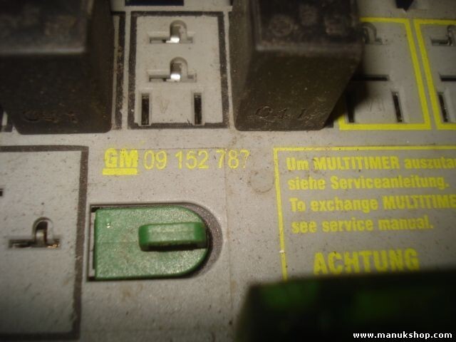 Sicherungskasten Opel Vectra B 09152787