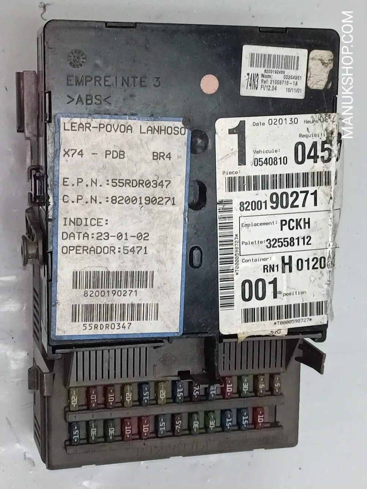 Sicherungskasten Renault Laguna II 8200190271 8200192469 8200004201E 8200148809A