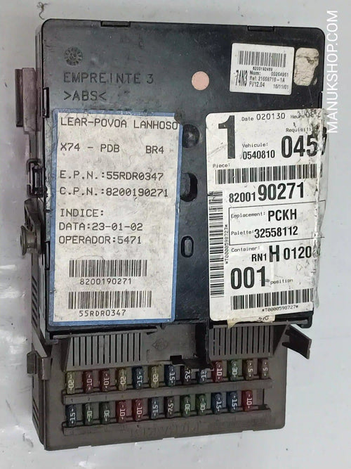 Sicherungskasten Renault Laguna II 8200190271 8200192469 8200004201E 8200148809A