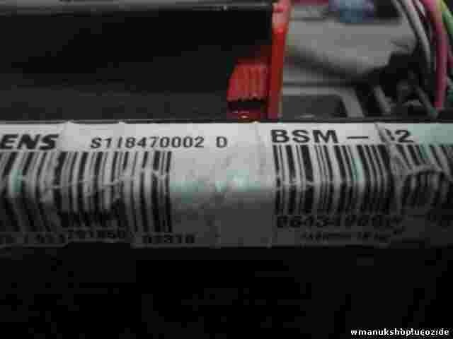Sicherungskasten Citroen Berlingo 9643498980-00 964349898000 SIEMENS S118470002D