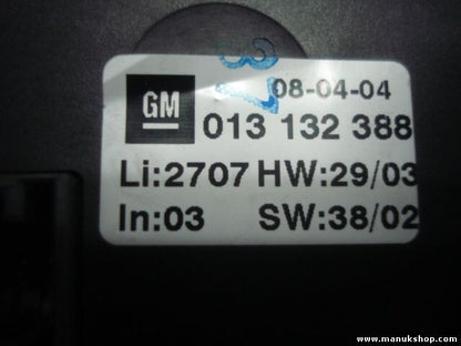 Klimabedienteil Opel Meriva 013 132 388 013132388
