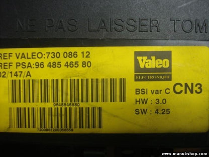 Sicherungskasten Citroen Xsara II 2 CN3 9648546580 96 485 465 80 VALEO 73008612