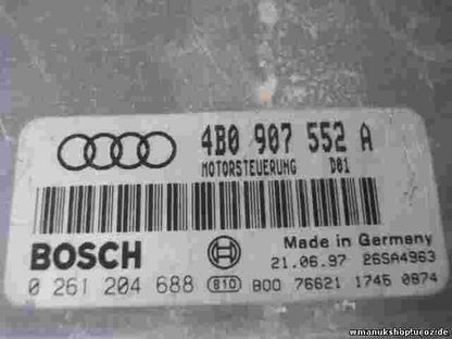 Motorsteuergerät Audi A6 C5 4B 4B0907552A  BOSCH 0261204688 26SA4963