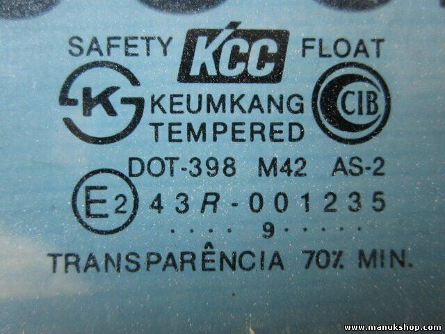 Dreieck Scheibe Seitenscheibe hinten links Hyundai Galloper II 43R001235