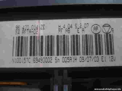 Klimabedienteil  Citroen C5 VALEO 96470014ZE 96 470 014 ZE