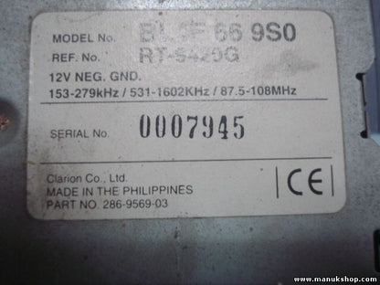 Radio CD Mazda 323F BJ (1998–2003) BL4F669S0 BL4F 66 9S0 RT-9420G RT9420G