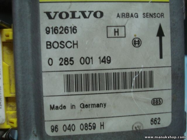 Airbagsensor Airbagsteuergerät Volvo 940 1994-1998 9162616 960400859H
