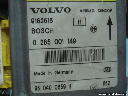 Airbagsensor Airbagsteuergerät Volvo 940 1994-1998 9162616 960400859H