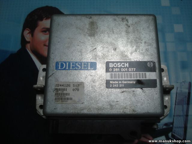 Motorsteuergerät BMW E34 E32 2242211 2244126 5t7 BOSCH 0 281 001 077 0281001077
