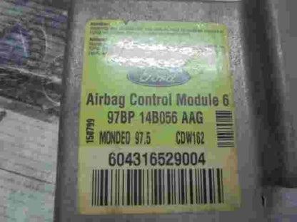 Airbagsensor Airbagsteuergerät Ford Mondeo MK II 97.5 97BP14B056AAG 604316529004