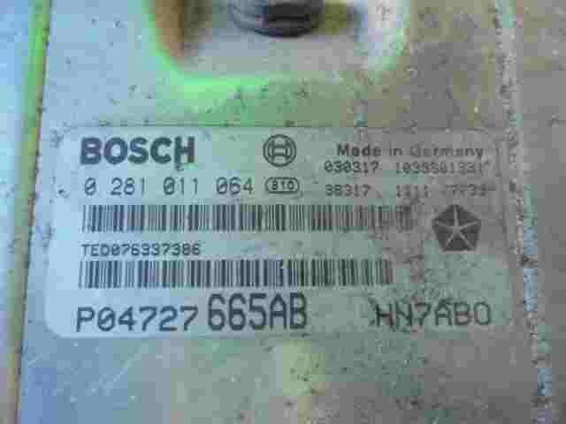 Motorsteuergerät Chrysler Voyager 2.5 CRD P04727665AB HN7AB0 BOSCH 0281011064