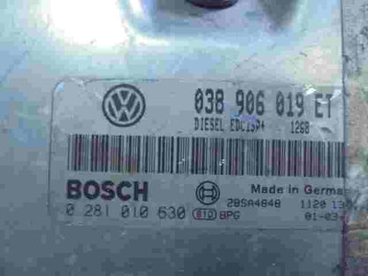 Motorsteuergerät Sharan Seat Ford 038906019ET DIESEL BOSCH 0281010630 28SA4848