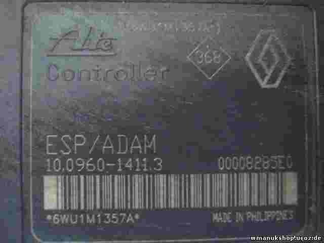 ABS Hydraulikblock Renault Laguana 8200053423C P5CT2AAY2 10020600154 00008285E0