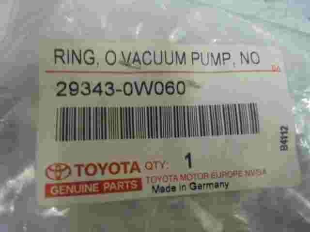Ring O Vacuum Pump  Toyota Corolla E120 293430W060 29343-0W060