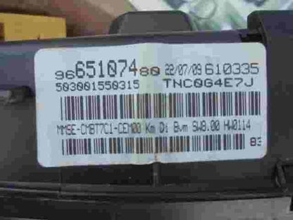 Kombiinstrument Tacho Peugeot 308 9665107480 503001550315 TNC0G4E7J