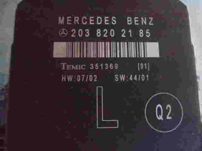 Türsteuergerät Mercedes-Benz W203 C280 C240 2038202185 Q2 TEMIC 351369 (01)