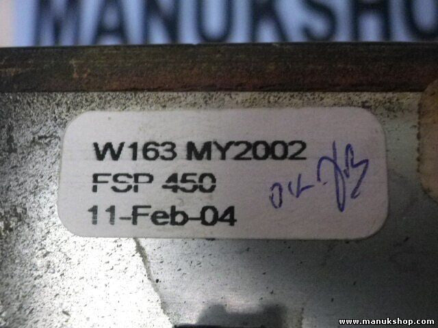 Mittelkonsole Mercedes-Benz ML W163 W163MY2002 FSP450 PN0123 REV09 PN5123 PN5124