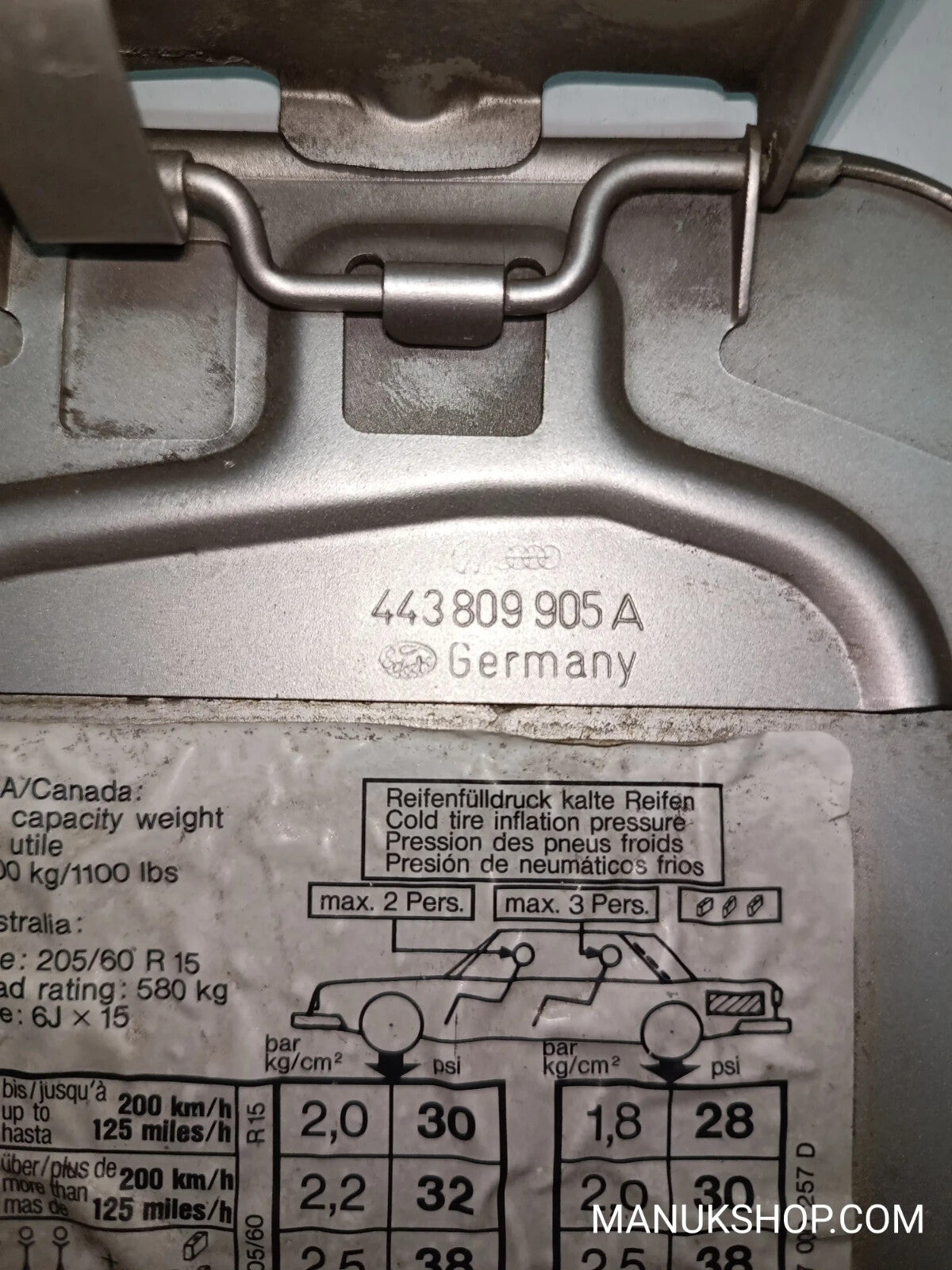 Tankdeckel Audi 200 C3 443809905A 443 809 905 A