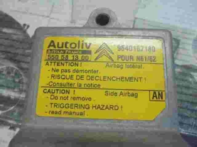 Airbagsensor Airbagsteuergerät Xsara (AN) Pour N61/62 9640167180 550581300