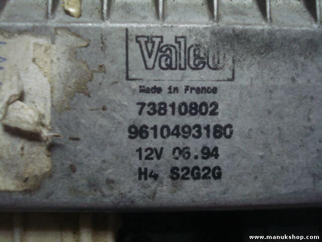 Motorsteuergerät Citroen Xantia VALEO 12V 73810802 9610493180 H4 S2G2G