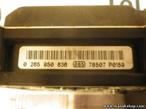 ABS Steuergerät Peugeot 307 0265950636 0 265 950 636 BOSCH 78507 P0159