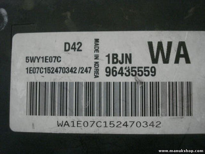 Motorsteuergerät Chevrolet Kalos D42 1BJN WA 96435559 96 435 559 5WY1E07C