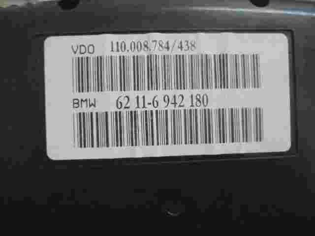 Kombiinstrument Tacho BMW X5 E39 E53 62116942180 62 11-6 942 180