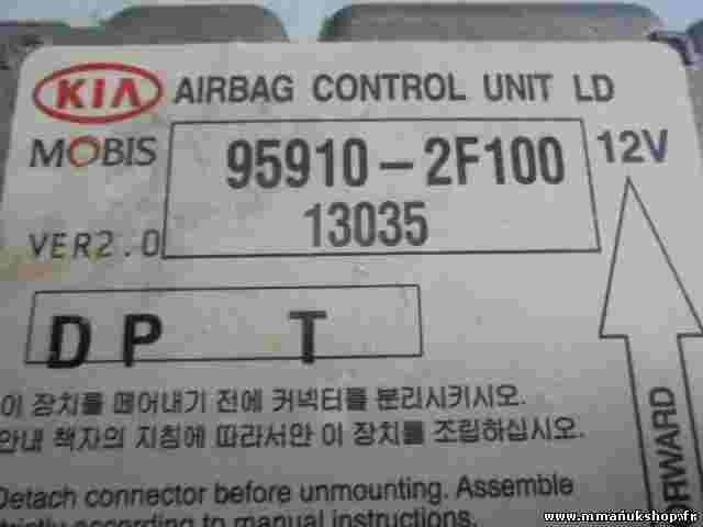 Airbagsensor Airbagsteuergerät Kia Cerato 959102F100 95910-2F100 13035 VER2.0