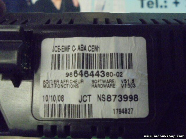 Bordcomputer Citroen C4 966464438002 9664644380 02 873998 1794827